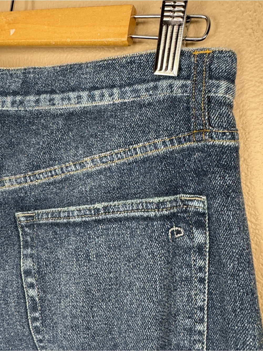 Rag & Bone Miramar Sofie Wide Leg Pant Cotton Jean High Waist Pant 27 A - Picture 8 of 12